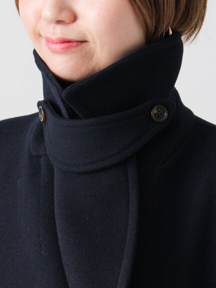 ウールライクミドルPコート（グレー/ブラウン/ネイビー）｜Lugnoncure（ルノンキュール）通販