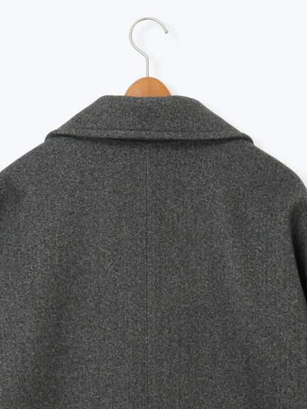 ウールライクミドルPコート（グレー/ブラウン/ネイビー）｜Lugnoncure（ルノンキュール）通販