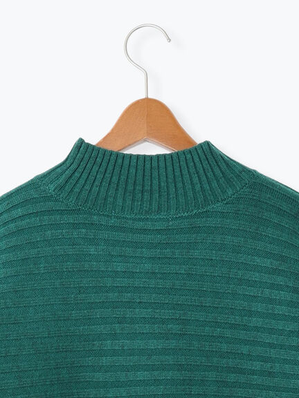 リブ切替ボトルネックニット（グレー/ブラック/イエロー/グリーン/ブルー）｜Lugnoncure（ルノンキュール）通販