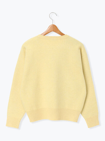 ロゴアソートジャカードニット（オフホワイト/グレー/イエロー/ネイビー）｜Lugnoncure（ルノンキュール）通販