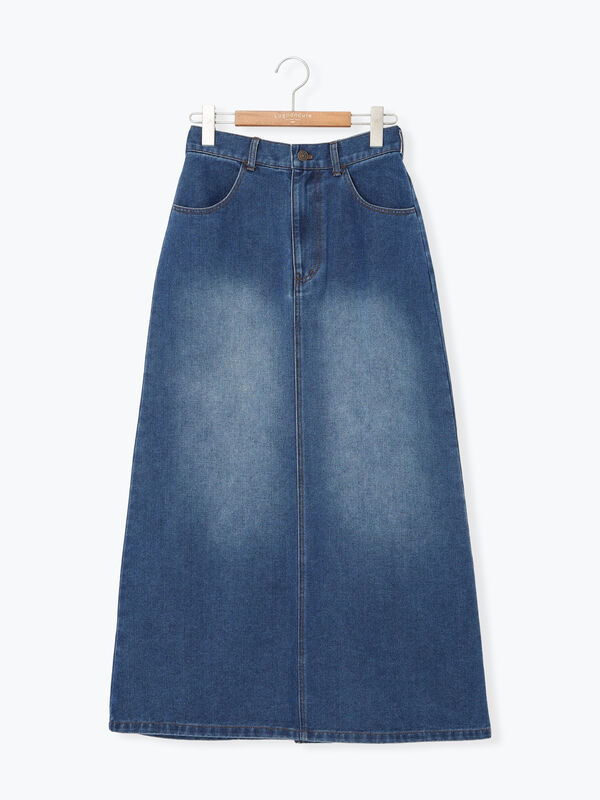 セール】 デニムタイトスカート（ブルー/ネイビー/ボトムス/スカート