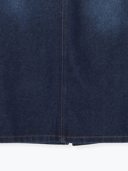 デニムタイトスカート（ブルー/ネイビー）｜Lugnoncure（ルノンキュール）通販