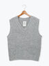 ラメ引き揃えニットベスト（オフホワイト/グレー/ブラック）｜Lugnoncure（ルノンキュール）通販