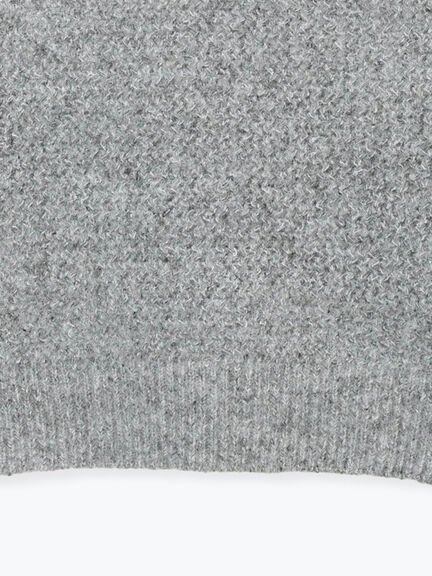 ラメ引き揃えニットベスト（オフホワイト/グレー/ブラック）｜Lugnoncure（ルノンキュール）通販