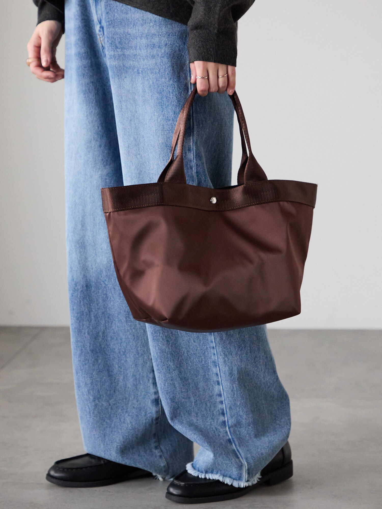 セール】 舟型トートバッグ（ブラック/ブラウン/ネイビー/バッグ