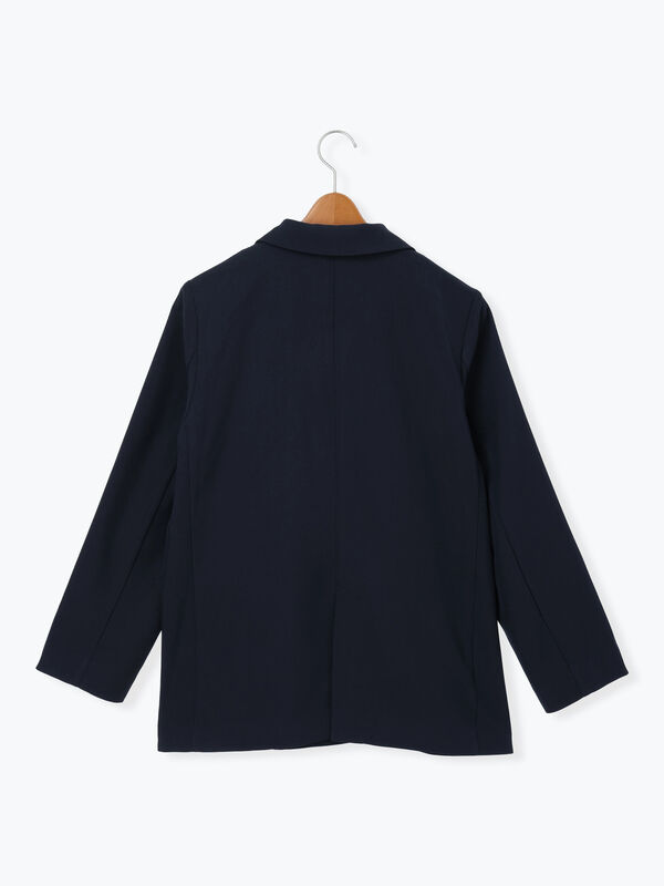 ルネ　ネイビー　ジャケット Wブレストテーラードジャケット（ブラウン/ネイビー/アウター