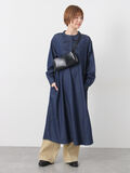 ピンタックデニムワンピース（ネイビー）｜Lugnoncure（ルノンキュール）通販