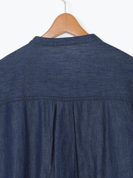 ピンタックデニムワンピース（ブラック/ネイビー）｜Lugnoncure（ルノンキュール）通販