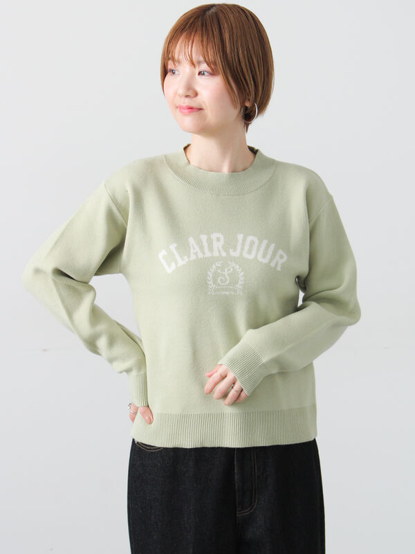 エンブレムロゴニット（グリーン）｜Lugnoncure（ルノンキュール）通販