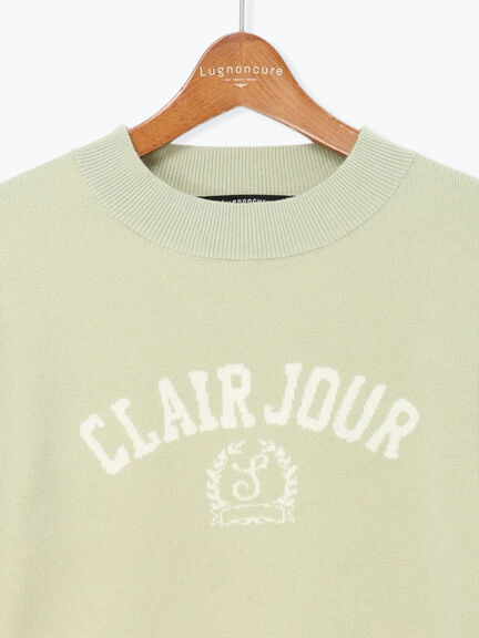 エンブレムロゴニット（オフホワイト/モカ/グリーン/ネイビー）｜Lugnoncure（ルノンキュール）通販