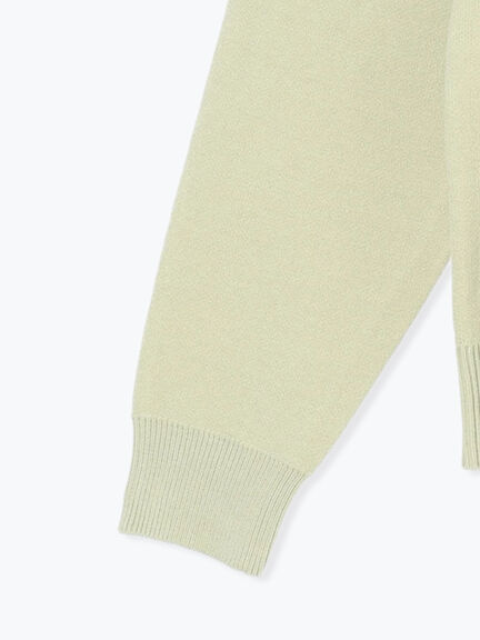 エンブレムロゴニット（オフホワイト/モカ/グリーン/ネイビー）｜Lugnoncure（ルノンキュール）通販