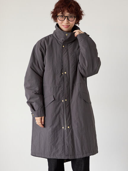 中綿モッズコート（グレー/ネイビー）｜Lugnoncure（ルノンキュール）通販