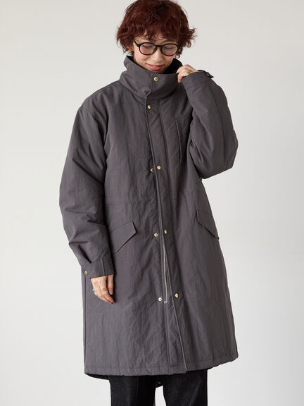 中綿モッズコート（グレー/ネイビー）｜Lugnoncure（ルノンキュール）通販