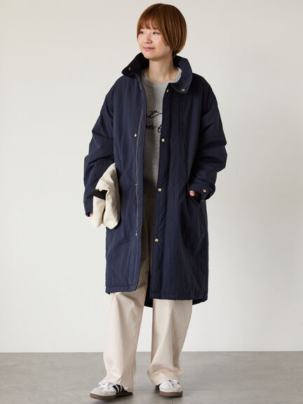 中綿モッズコート（グレー/ネイビー）｜Lugnoncure（ルノンキュール）通販