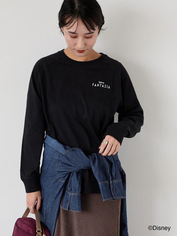 【Disney】FANTASIA/ラグランTシャツ1（ブラック）｜Lugnoncure（ルノンキュール）通販