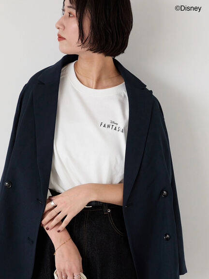 【Disney】FANTASIA/ラグランTシャツ1（オフホワイト/チャコールグレー/ブラック）｜Lugnoncure（ルノンキュール）通販