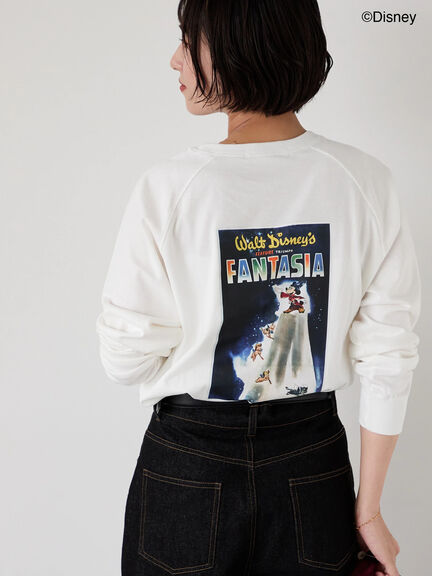【Disney】FANTASIA/ラグランTシャツ1（オフホワイト/チャコールグレー/ブラック）｜Lugnoncure（ルノンキュール）通販