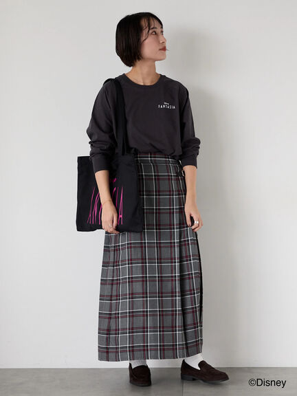 【Disney】FANTASIA/ラグランTシャツ1（オフホワイト/チャコールグレー/ブラック）｜Lugnoncure（ルノンキュール）通販