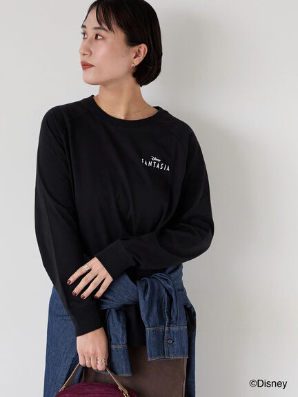 【Disney】FANTASIA/ラグランTシャツ1（オフホワイト/チャコールグレー/ブラック）｜Lugnoncure（ルノンキュール）通販
