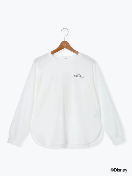 【Disney】FANTASIA/ラグランTシャツ1（オフホワイト/チャコールグレー/ブラック）｜Lugnoncure（ルノンキュール）通販