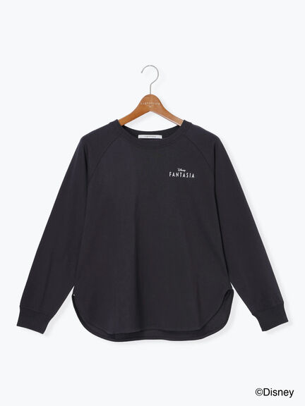 【Disney】FANTASIA/ラグランTシャツ1（オフホワイト/チャコールグレー/ブラック）｜Lugnoncure（ルノンキュール）通販