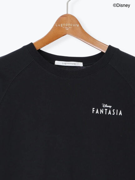【Disney】FANTASIA/ラグランTシャツ1（オフホワイト/チャコールグレー/ブラック）｜Lugnoncure（ルノンキュール）通販