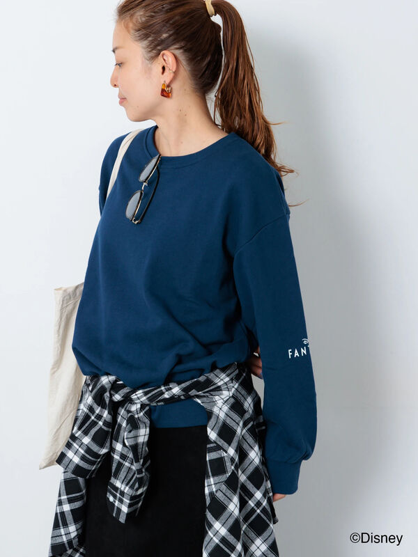 セール】 【Disney】FANTASIA/裏毛スウェット1（グレー/ネイビー