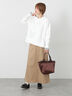 チノスカート（オフホワイト/ブラック/ベージュ）｜Lugnoncure（ルノンキュール）通販