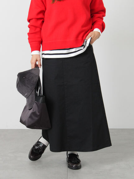 チノスカート（オフホワイト/ブラック/ベージュ）｜Lugnoncure（ルノンキュール）通販