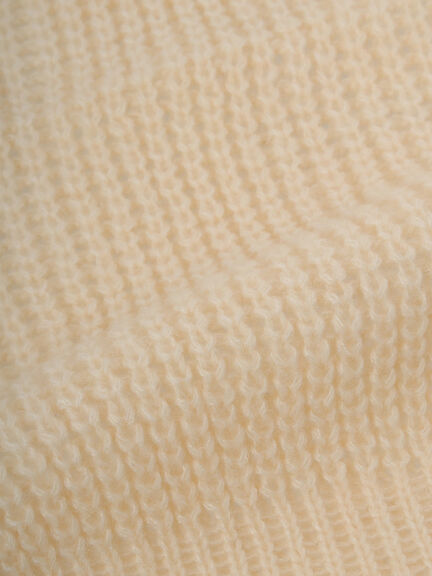 リボンキャンディマフラー（オフホワイト/ブラック/レッド）｜Lugnoncure（ルノンキュール）通販