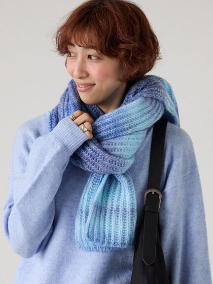 colimbo マフラー　ブルー、ライトブルーセット(自宅着用のみ) ストール・マフラー(ブルー/青系)｜レディースファッション通販のCAN