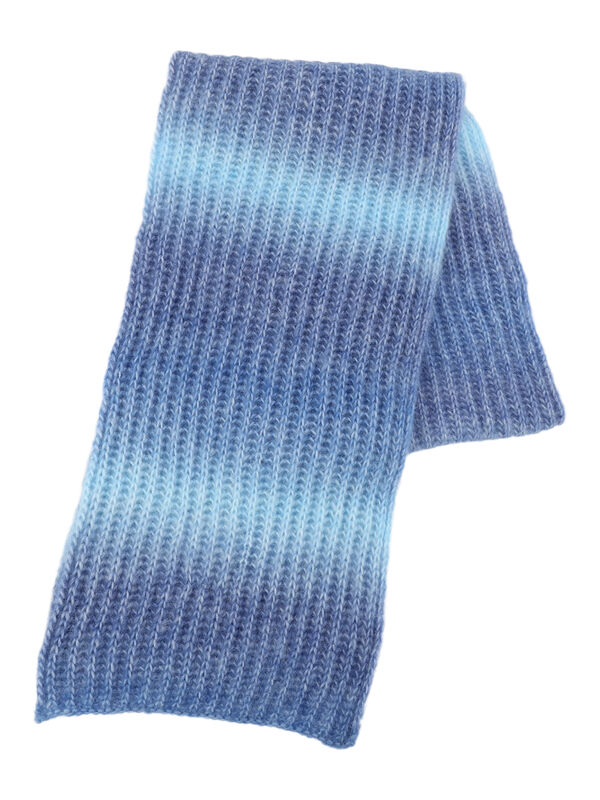 セール】 グラデーションマフラー（ブラック/ブルー/アクセサリー