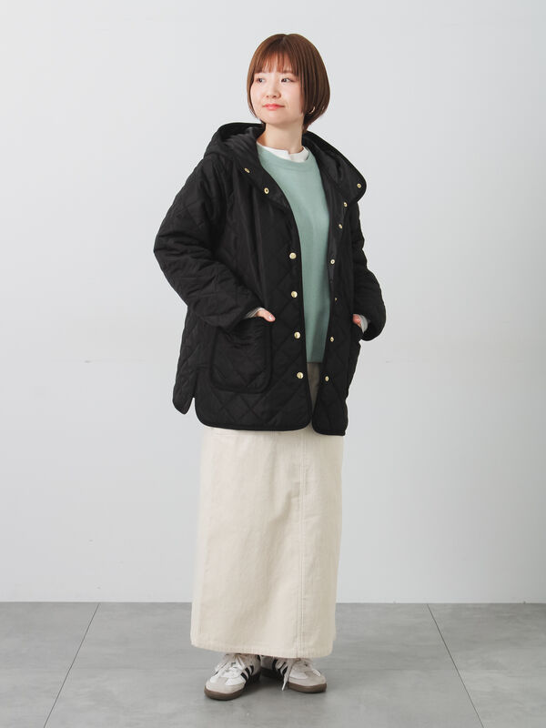 セール】 もちもちクルーネックニット（グレー/チャコールグレー