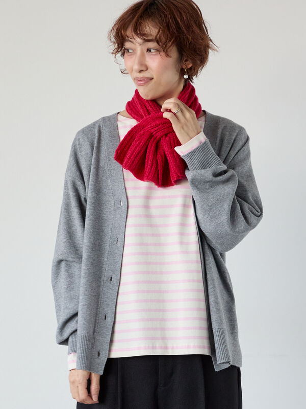 もちもちVネックカーディガン（グレー）｜Lugnoncure（ルノンキュール）通販