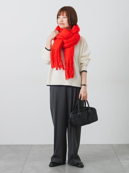 ボリュームストール（グレー/ブラック/レッド/ベージュ）｜Lugnoncure（ルノンキュール）通販