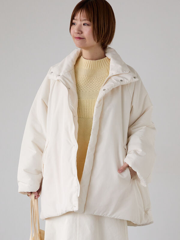 セール】 中綿モンスターコート（オフホワイト/ブラック/カーキ