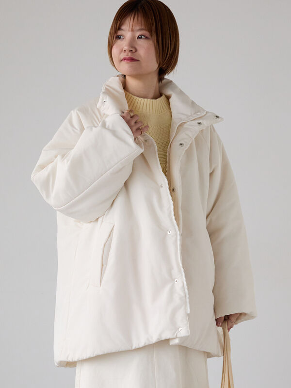 セール】 中綿モンスターコート（オフホワイト/ブラック/カーキ