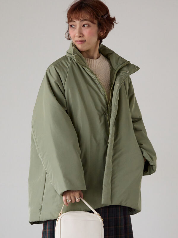 セール】 中綿モンスターコート（オフホワイト/ブラック/カーキ