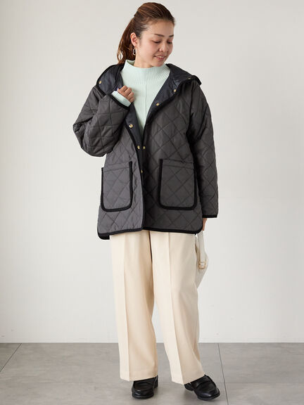 コットンタッチハイネックニットプルオーバー（オフホワイト/ブラック/イエロー/ミント/ネイビー）｜Lugnoncure（ルノンキュール）通販