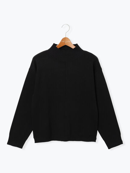 コットンタッチハイネックニットプルオーバー（オフホワイト/ブラック/イエロー/ミント/ネイビー）｜Lugnoncure（ルノンキュール）通販