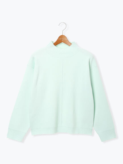 コットンタッチハイネックニットプルオーバー（オフホワイト/ブラック/イエロー/ミント/ネイビー）｜Lugnoncure（ルノンキュール）通販