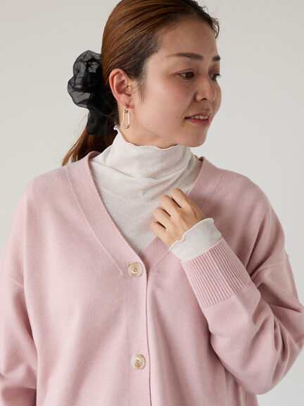 シアーテレコハイネックインナー（オフホワイト/チャコールグレー/モカ）｜Lugnoncure（ルノンキュール）通販