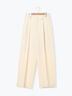 ウエストタックセンタープレスワイドパンツ（ベージュ）｜Lugnoncure（ルノンキュール）通販