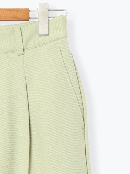 ウエストタックセンタープレスワイドパンツ（ブラック/ベージュ/グリーン）｜Lugnoncure（ルノンキュール）通販