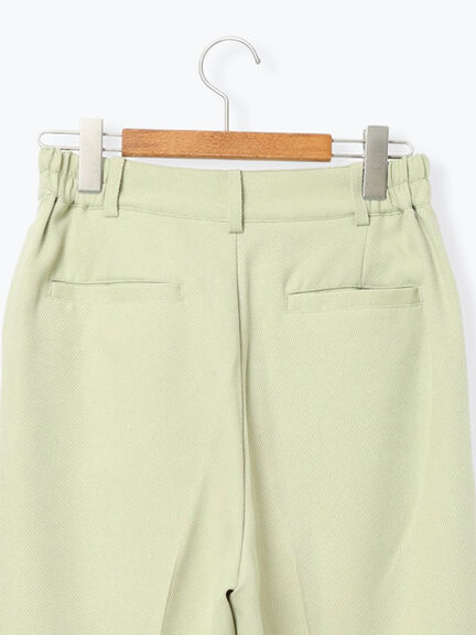 ウエストタックセンタープレスワイドパンツ（ブラック/ベージュ/グリーン）｜Lugnoncure（ルノンキュール）通販