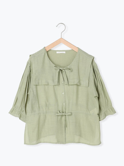 Square Collar Blouse