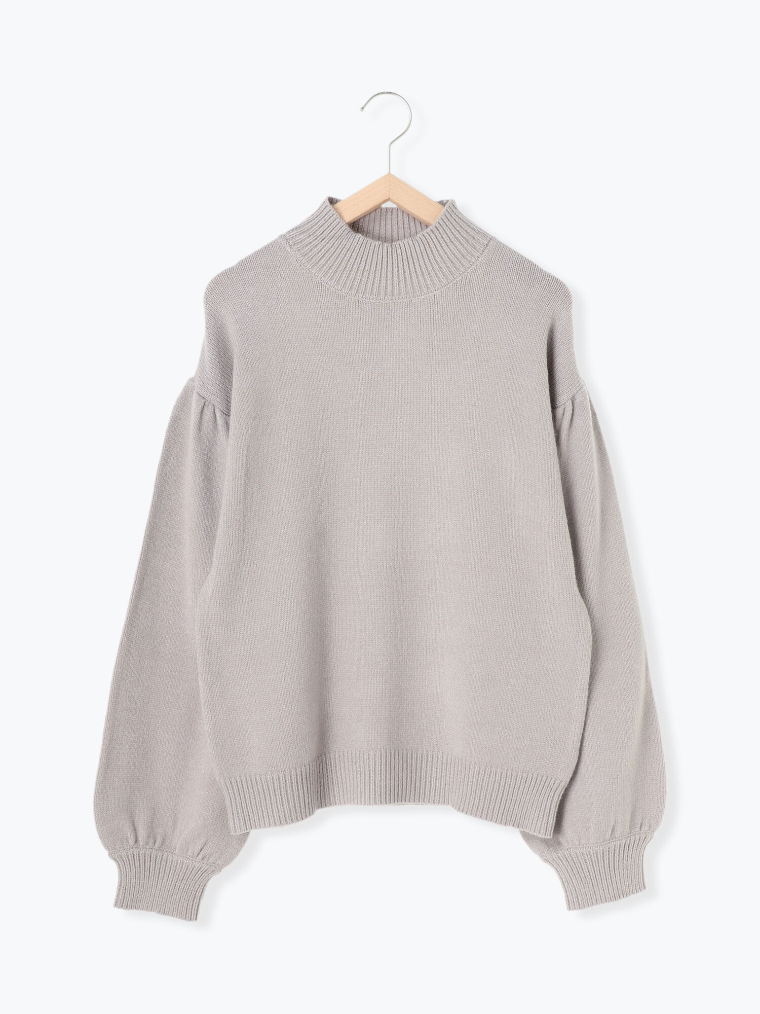 セール ハイネックプルオーバー グレー ピンク キナリ トップス Ehka Sopo エヘカソポ 公式通販