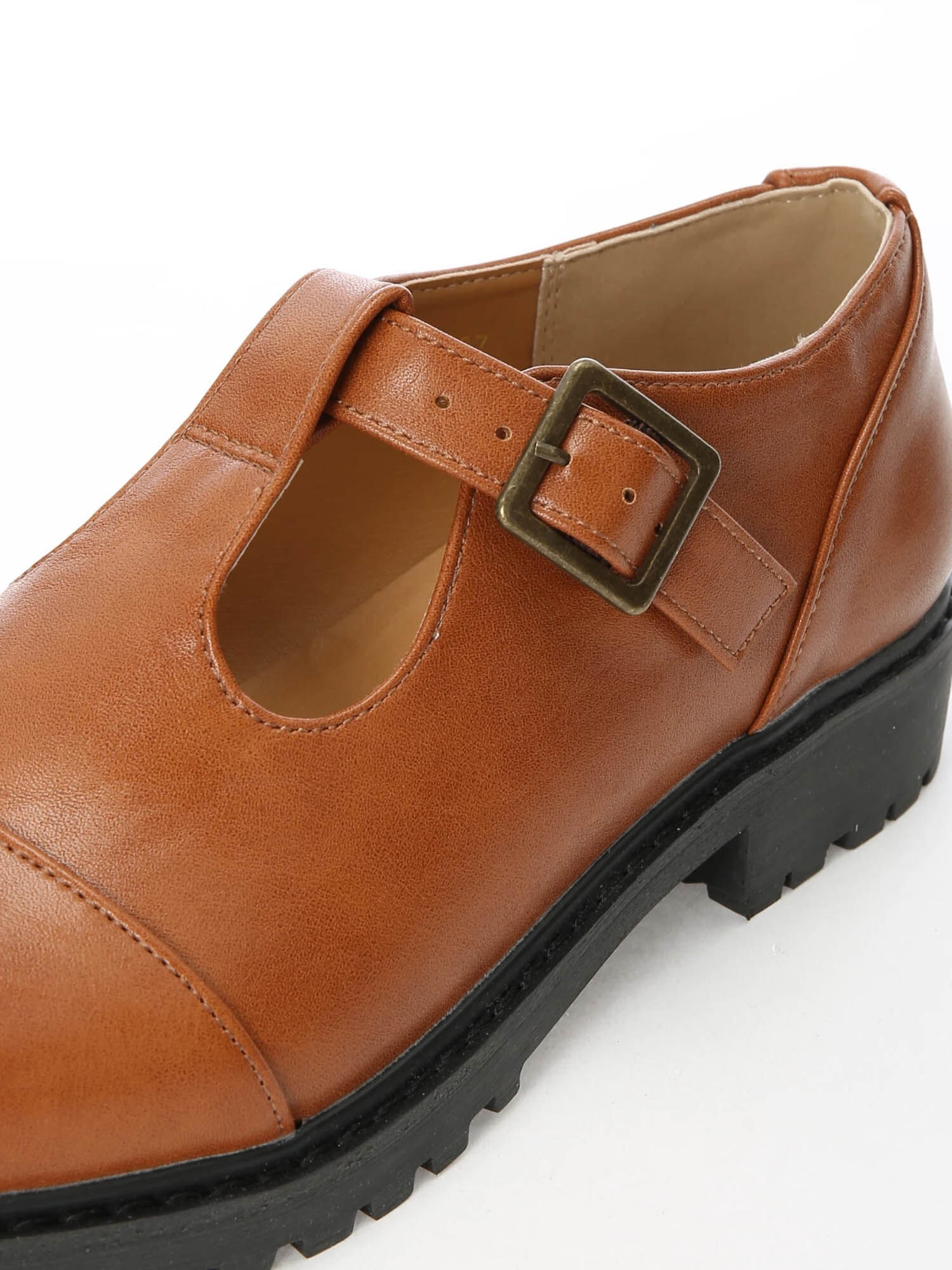 セール Tストラップシューズ ブラック ブラウン キャメル シューズ Ehka Sopo エヘカソポ 公式通販