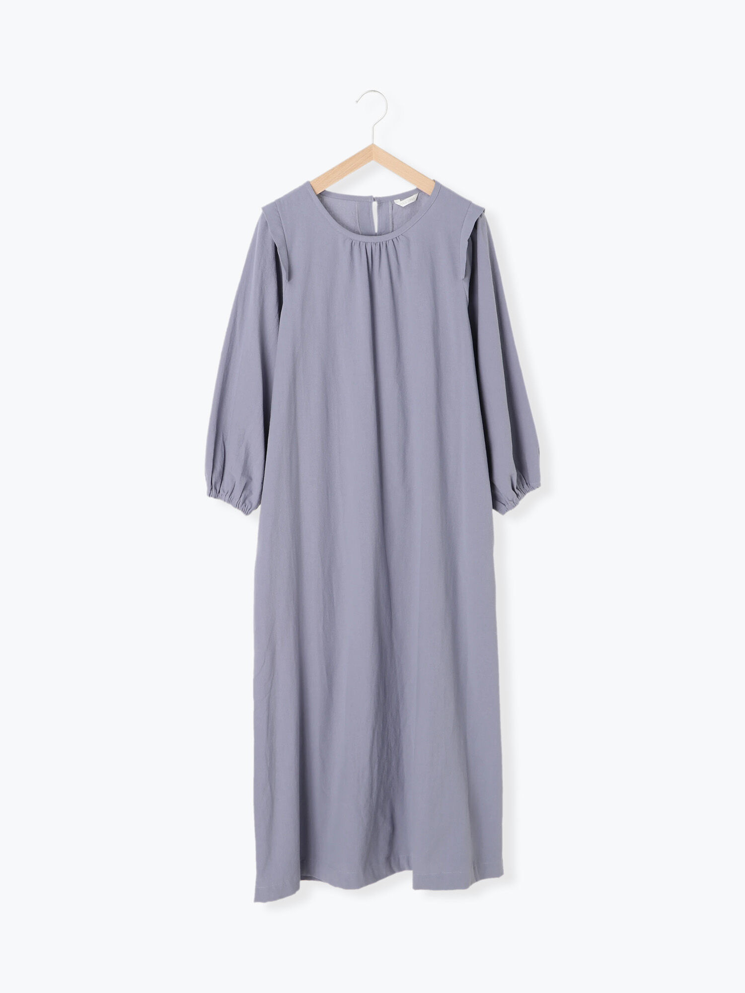 パフスリーブギャザーワンピース ブラック ライトベージュ ラベンダー ワンピース Ehka Sopo エヘカソポ 公式通販