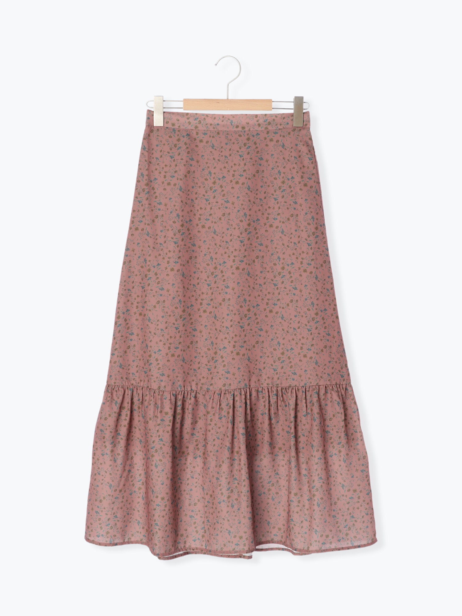 セール ツタ花柄ティアードスカート ブラック ピンク キナリ ボトムス Ehka Sopo エヘカソポ 公式通販